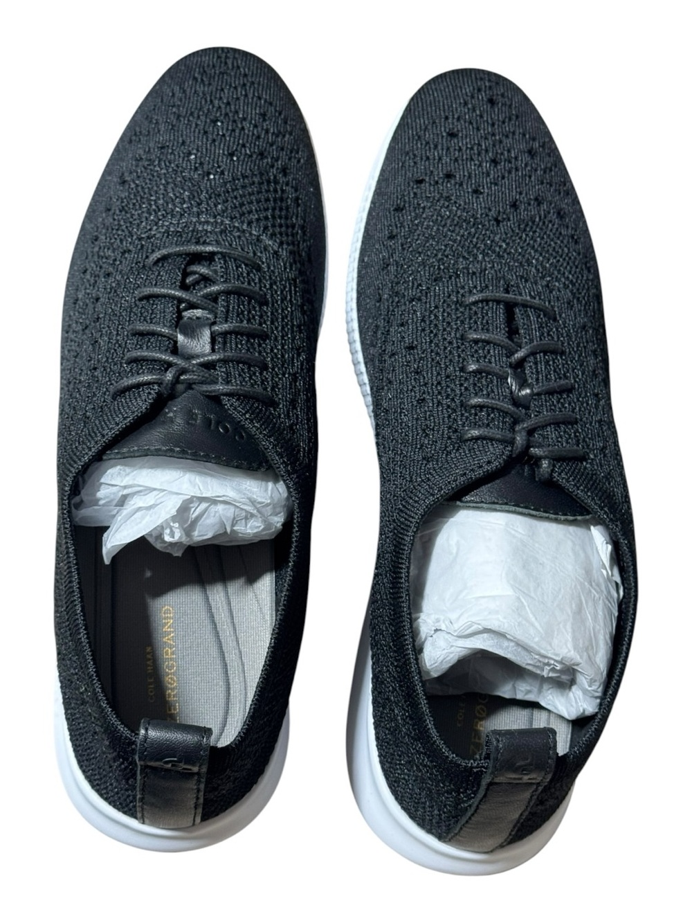 NIB Cole Hann Women’s 8.5 Zerogrand black knit sneakers